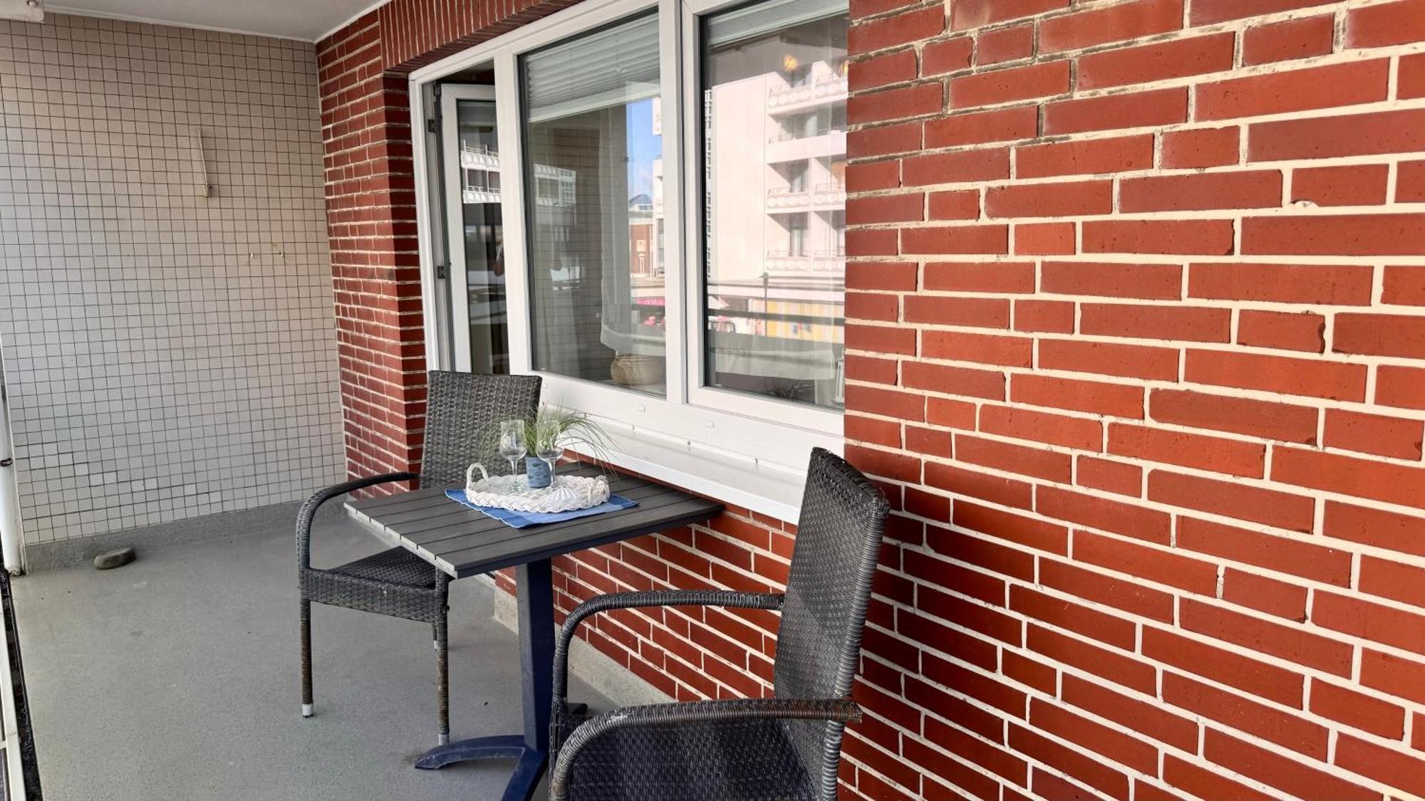10-105, Sehr Strandnah, Im Herzen Westerlands, Westbalkon, 1 Zi Bagian luar foto