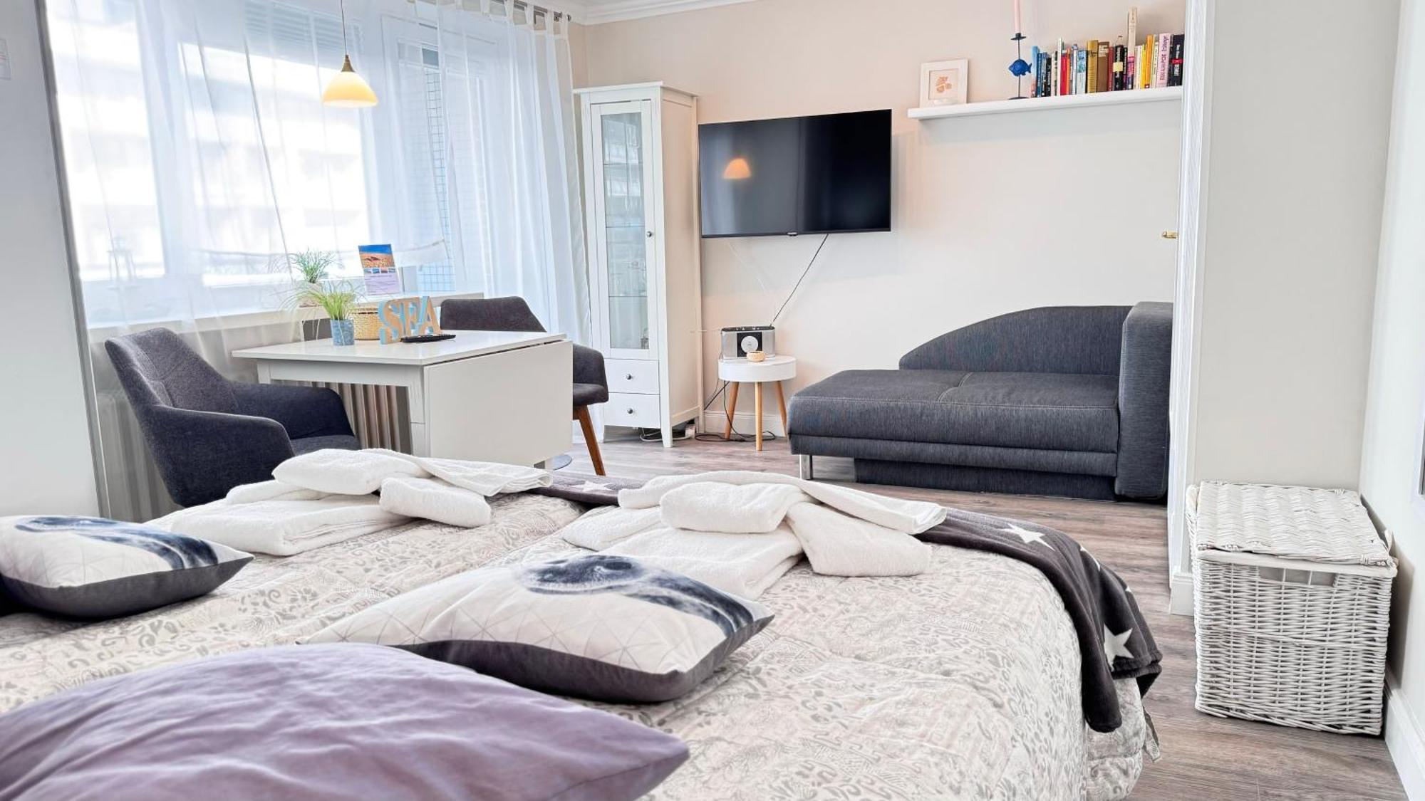 10-105, Sehr Strandnah, Im Herzen Westerlands, Westbalkon, 1 Zi Bagian luar foto